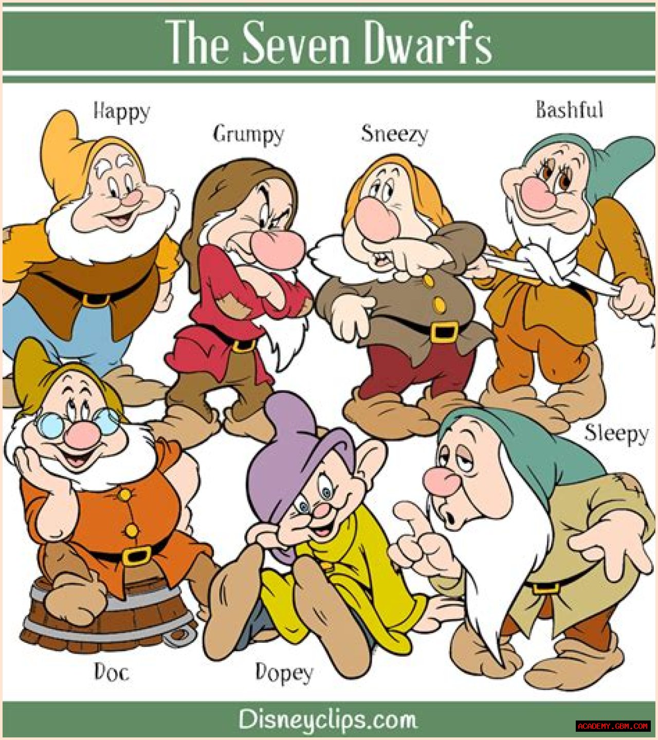 Discovering The Enchantment Of The Seven Dwarfs: Names And Stories